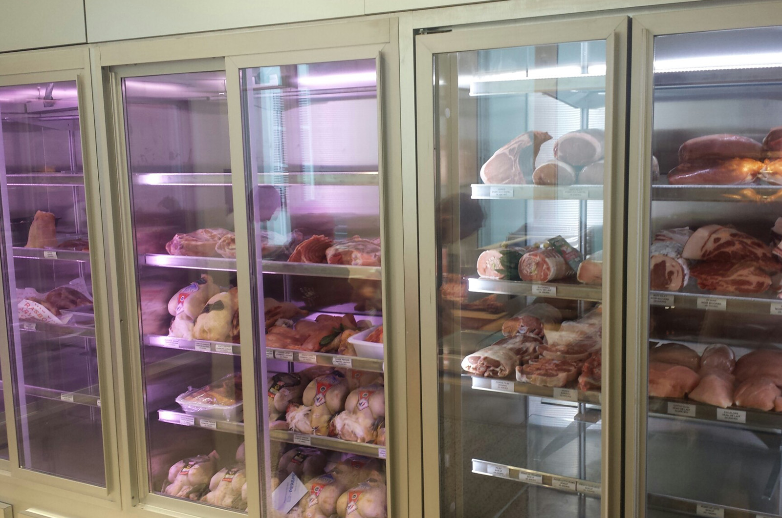 Vitrine Boucherie pour viande et produit carné