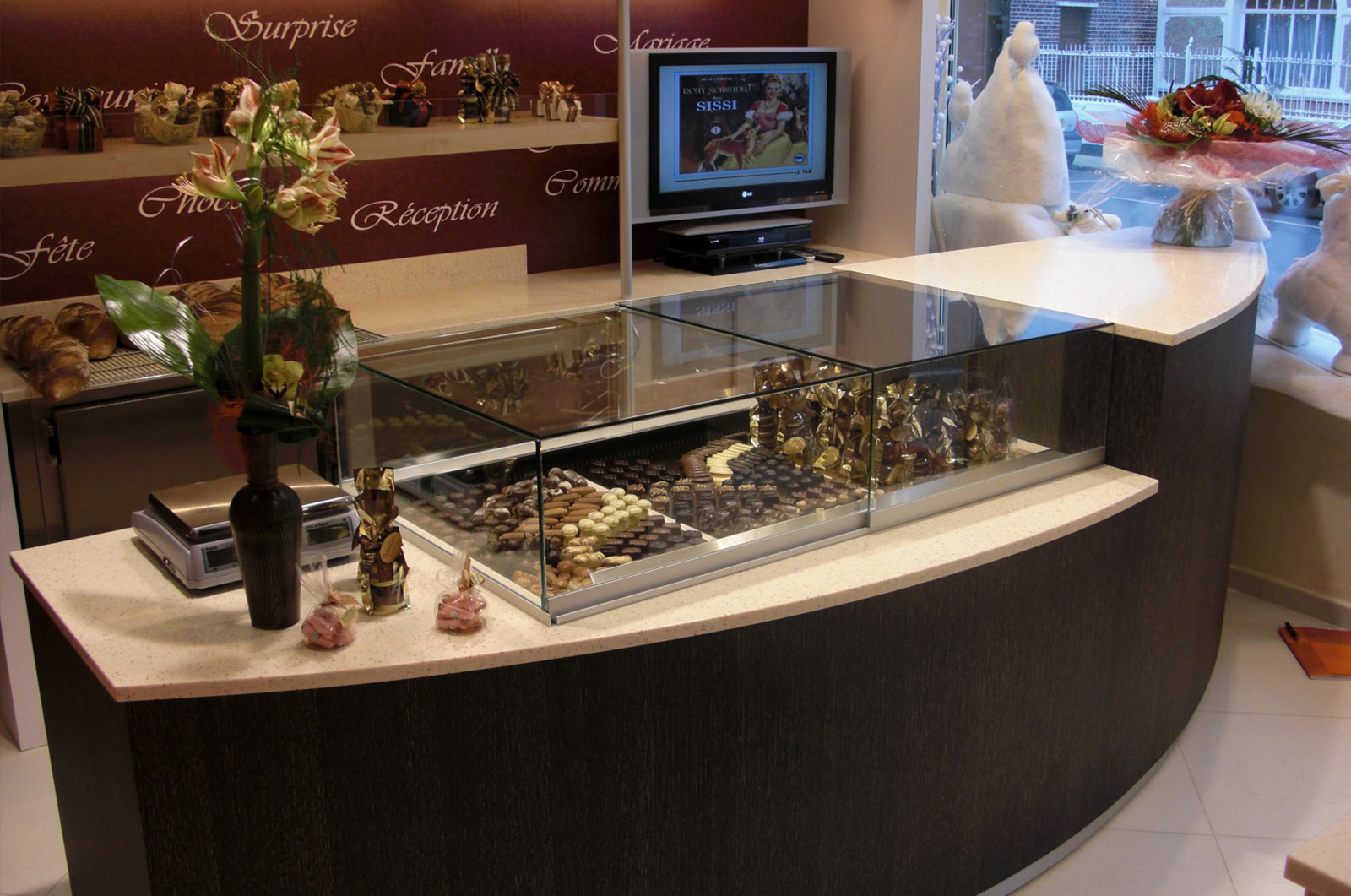 Vitrine pour chocolat - FORGEL