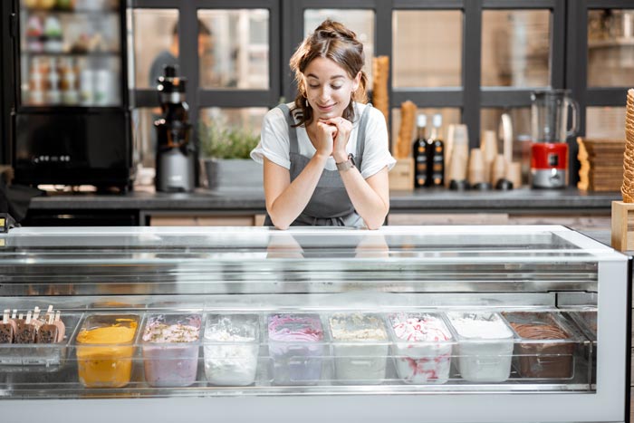 Vitrine réfrigérée à glace - FORGEL