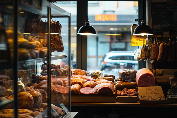 Vitrine réfrigérée boucherie charcuterie - FORGEL