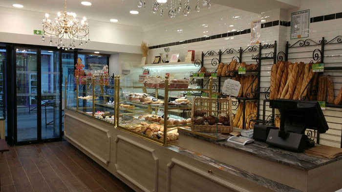 Vitrine sur-mesure pour les boulangeries